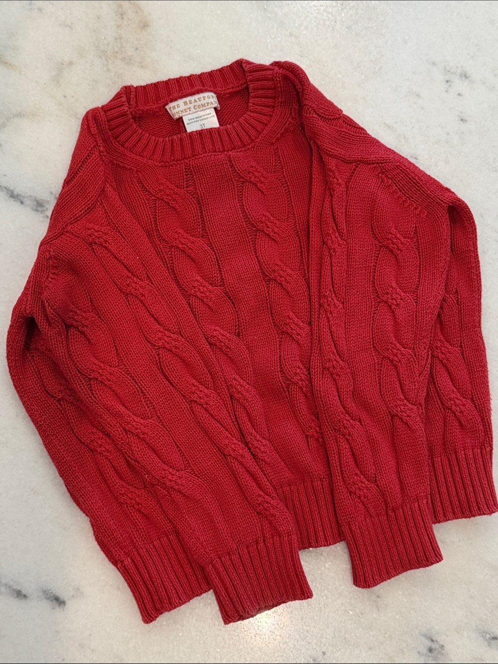 TBBC Crawford Crewneck in Richmond Red